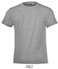 Camiseta Infantil Ajustada Regent - Color Gris Mezcla